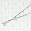 French Sterling Chain with Fleur de Lis Detail