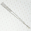 French Sterling Chain with Fleur de Lis Detail