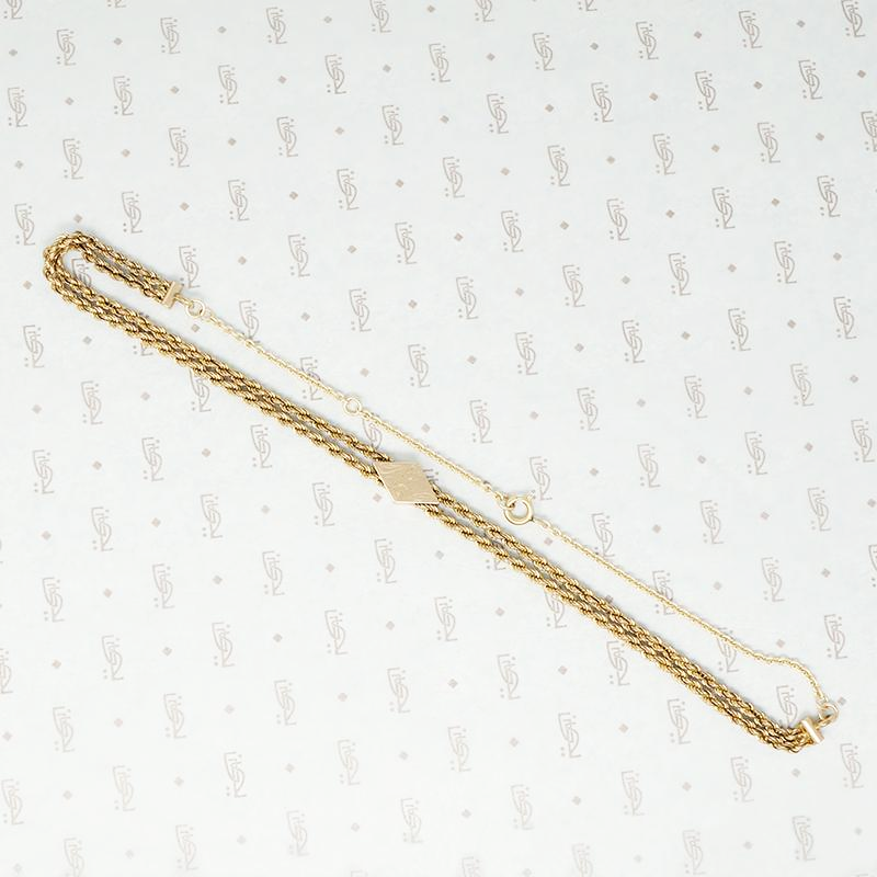 Romantic Floral Engraved Slide Choker