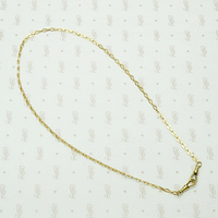 Unusual 18k Gold Chain with Matched Hooks