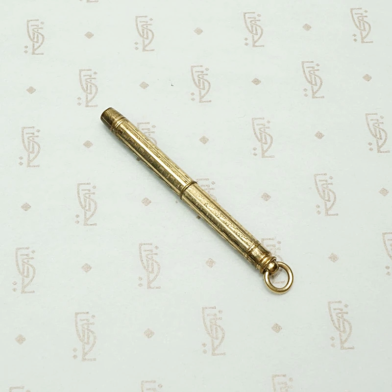 Victorian Retractible Toothpick Pendant