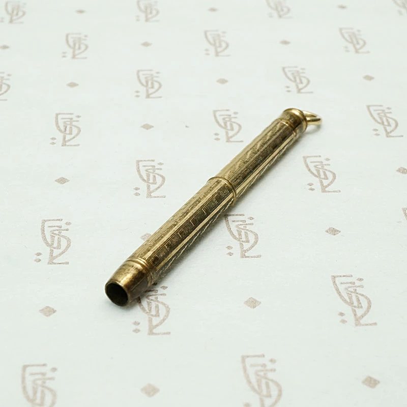 Victorian Retractible Toothpick Pendant