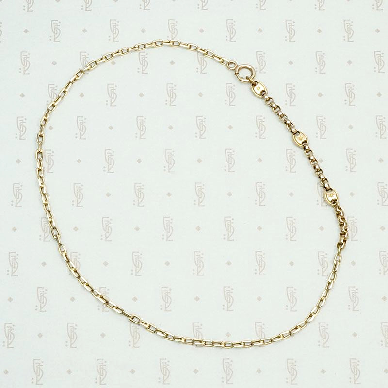 Glam Star Studded Gold Married Chain