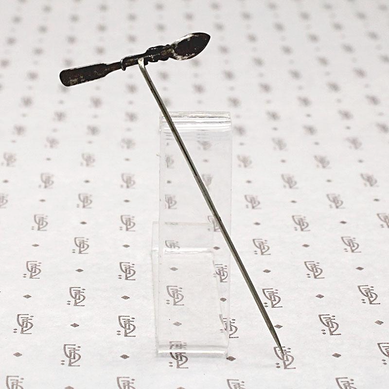 Victorian Mouse Stick Pin in Silver