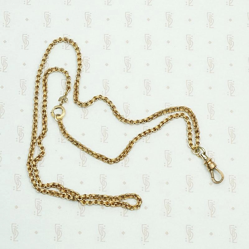 Embellished Rolo Chain Necklace with Decorative Details
