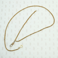 Embellished Rolo Chain Necklace with Decorative Details