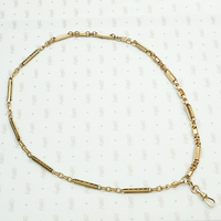 Heavy Highly-Detailed Victorian Bar Link Chain