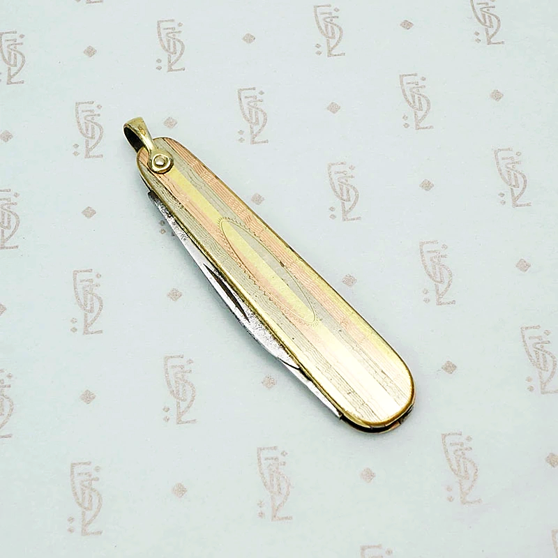 Gorgeous Edwardian Three Tone Pocket Knife