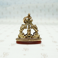 Bubbles & Flourishes 1940s Watch Fob
