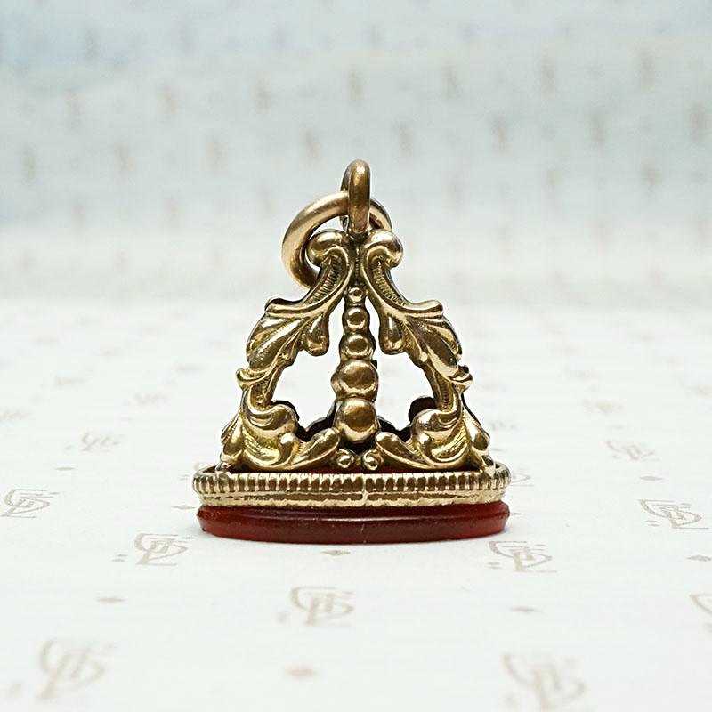 Bubbles & Flourishes 1940s Watch Fob