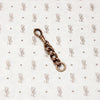 Textured Link Rose Gold Filled Charm Holder