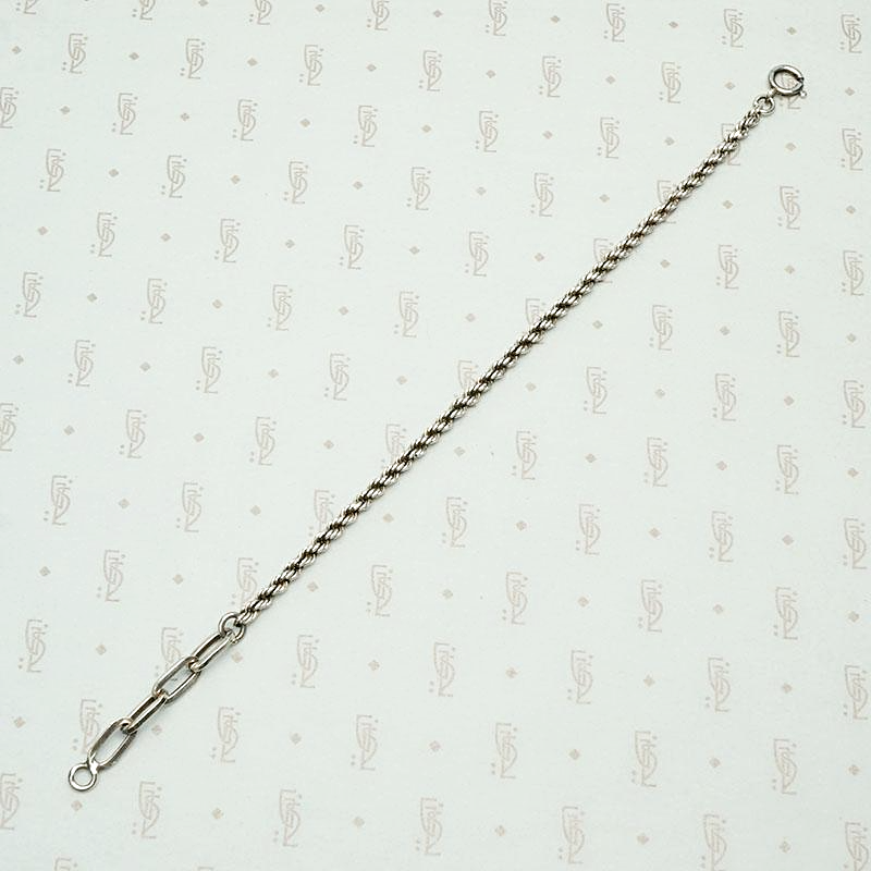 Sterling Silver Married Chain Bracelet