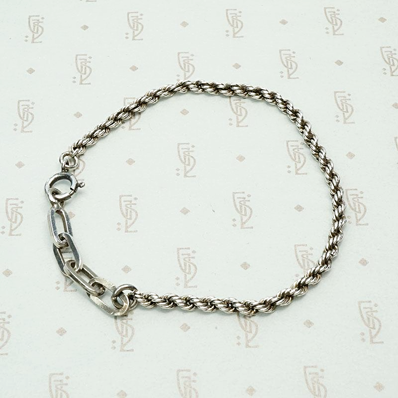 Sterling Silver Married Chain Bracelet