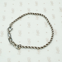 Sterling Silver Married Chain Bracelet