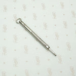 Handsome Engraved Silver Pencil Pendant