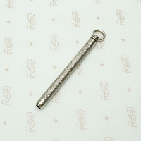 Handsome Engraved Silver Pencil Pendant