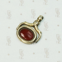 Gorgeous Georgian Carnelian Spinner Fob