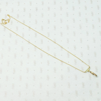 Delicate Gold Hook & Bar Necklace