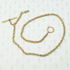 Classic Rope Chain with Bolt, Hook & T-Bar