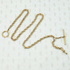 Classic Rope Chain with Bolt, Hook & T-Bar