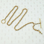 Classic Rope Chain with Bolt, Hook & T-Bar