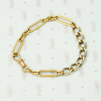 Elegant Married Chain Bracelet with Watch Hook