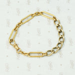 Elegant Married Chain Bracelet with Watch Hook