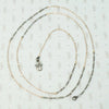 Rose & Silver Chain with Decorative Clasp