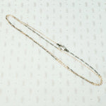 Rose & Silver Chain with Decorative Clasp