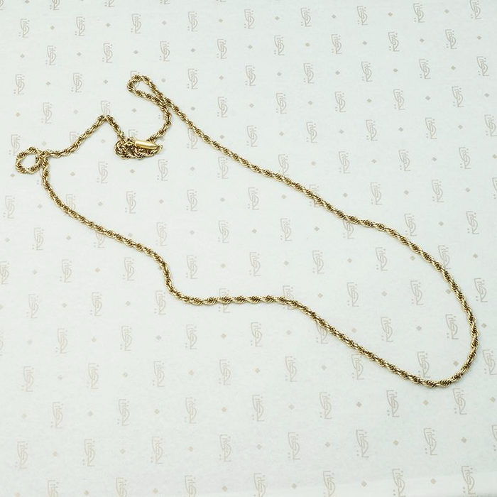 Timeless Edwardian Twisted Rope Chain