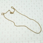Timeless Edwardian Twisted Rope Chain