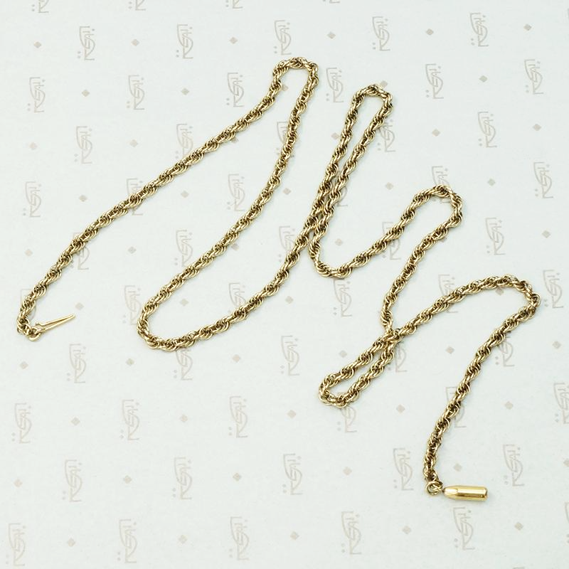 Timeless Edwardian Twisted Rope Chain