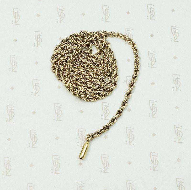 Timeless Edwardian Twisted Rope Chain