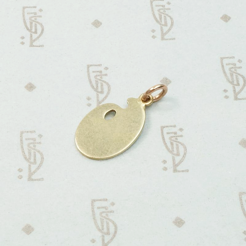 Whimsical Artist's Palette Charm with Enamel "Paint"
