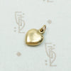 Endearing Wee Rosy Gold Heart Charm