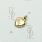 Endearing Wee Rosy Gold Heart Charm