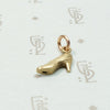 Gold High Heeled Shoe Charm