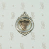 Elegant Rose Gold Shield on Silver Medal Fob