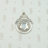 Double Sided Gold & Silver Medal Fob with Crown