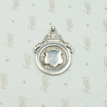 Double Sided Gold & Silver Medal Fob with Crown