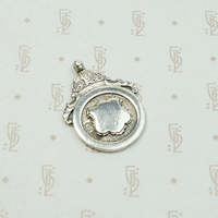 Double Sided Gold & Silver Medal Fob with Crown