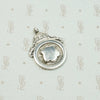 Double Sided Gold & Silver Medal Fob with Crown