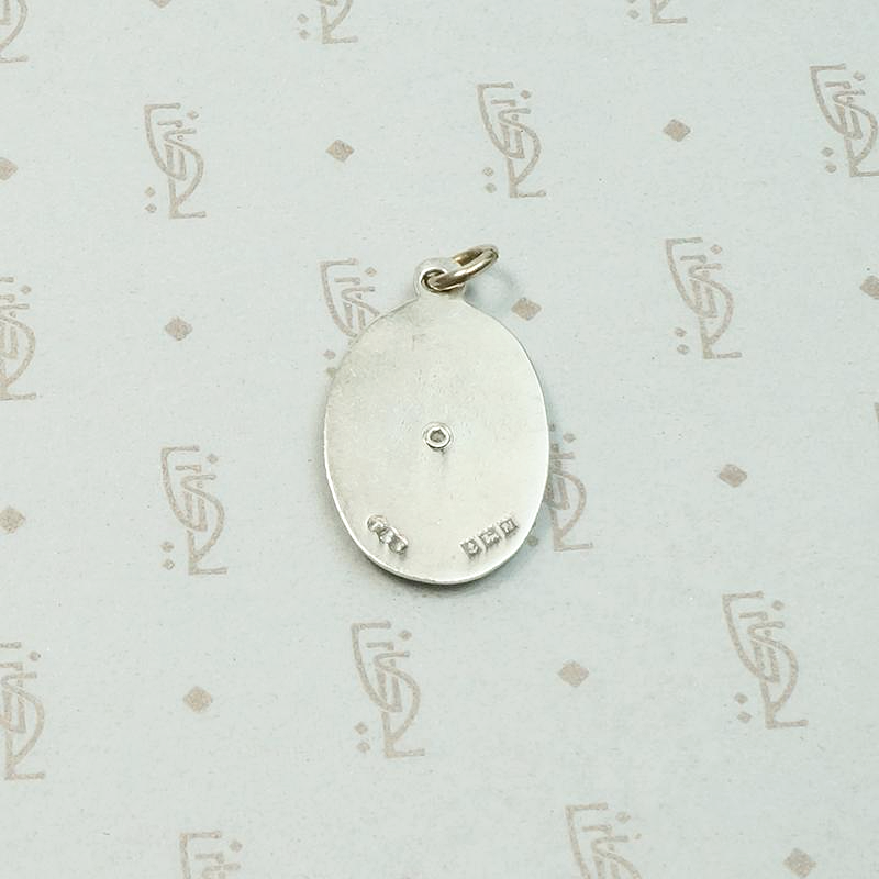 Enameled "London" Sterling Silver Fob