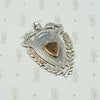 Gold & Silver Fob with Aesthetic Movement Engraving