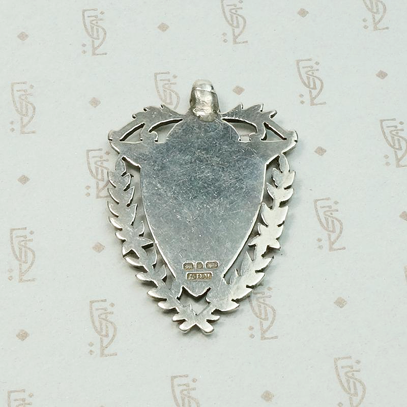 Gold & Silver Fob with Aesthetic Movement Engraving