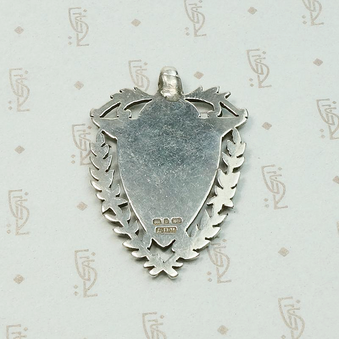 Gold & Silver Fob with Aesthetic Movement Engraving