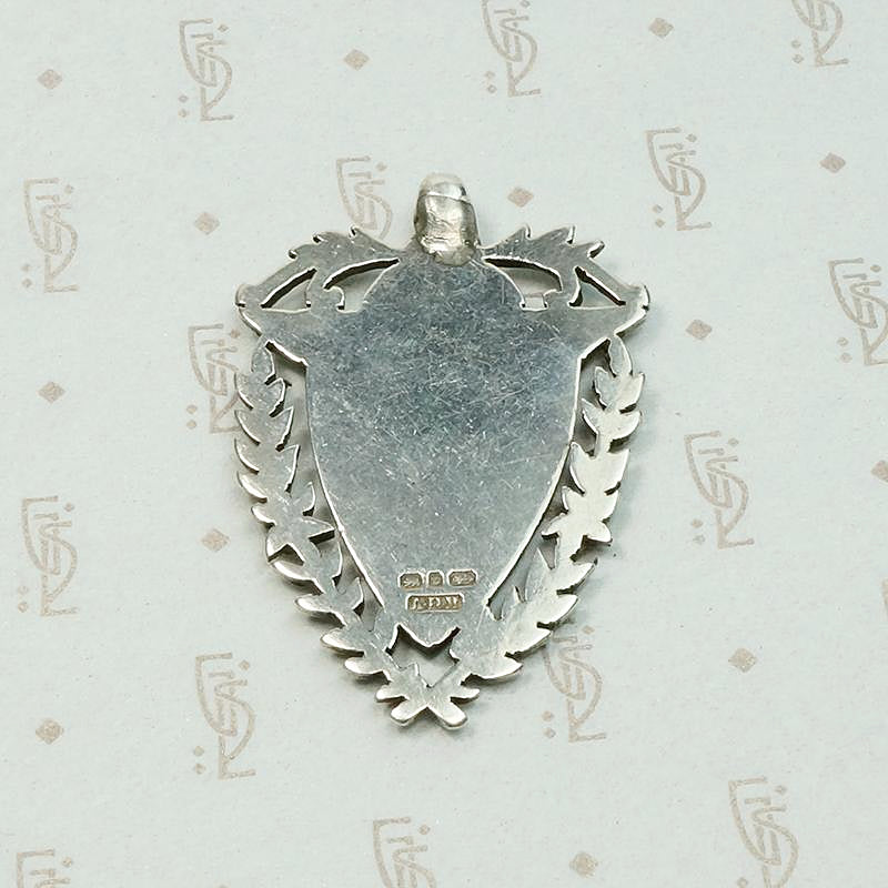Gold & Silver Fob with Aesthetic Movement Engraving