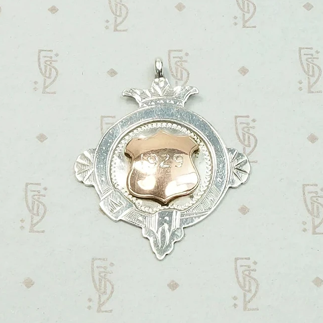 Order of the Garter Gold & Silver Medal Fob