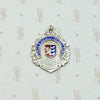 Enameled Sterling Ipswich & District Football League Fob