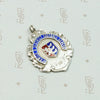 Enameled Sterling Ipswich & District Football League Fob